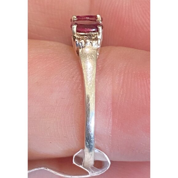 Ring Size 6.75 Sterling Silver 925 Women Semi-Precious Stone - Picture 3 of 10